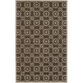 Hand-tufted Glamorous Brown Wool Rug (5' x 8')