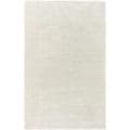 Hand-crafted Solid White Casual Mesa Wool Rug (7'6 x 9'6)