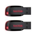 SanDisk 4GB Cruzer Blade USB Flash Drive (Pack of 2)