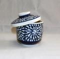 Blue with White Spirals 7-oz Tea Cup (Pack of 2)