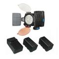 Lumiere L.A. Trio LED White Daylight Video Light Kit with 2 NPF750 Batteries