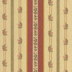  Brick Suzanne Stripe Scallop Valance