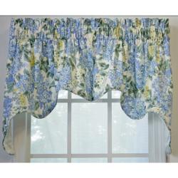  Hydrangea 2-piece Swag Empress Valance