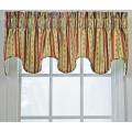  Brick Suzanne Stripe Scallop Valance