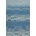 Hand-tufted Cosmopolitan Azure Rug (3'6 x 5'6)