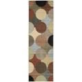 Monaco Ivory Geometric Rug (2'3 x 7'6)