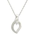 Sterling Silver 1/10ct TDW Diamond Fashion Necklace (I-J, I2-I3)