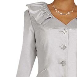 Divine Apparel Women's Plus Size Two-piece Skirt Suit