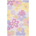 Handmade Children's Daisies Violet New Zealand Wool Rug (3' x 5')