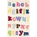 Handmade Children's Alphabet Ivory New Zealand Wool Rug (3' x 5')