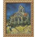 Vincent Van Gogh 'Church at Auvers' Framed Canvas Art