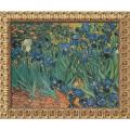 Vincent Van Gogh 'Les Irises (Irises)' Framed Canvas Art