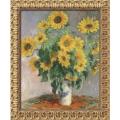 Claude Monet 'Sunflowers, 1881' Framed Canvas Art