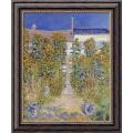 Claude Monet 'The Artist's Garden at Vetheuil, 1880' Framed Canvas Art