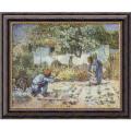 Vincent Van Gogh 'First Steps' Framed Canvas Art