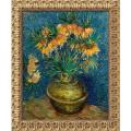 Vincent Van Gogh 'Imperial Crown Fritillaria in a Copper Vase, 1886' Framed Canvas Art