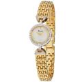 Bulova Women's 'Crystal' Goldplated Steel and Crystal Quartz Watch