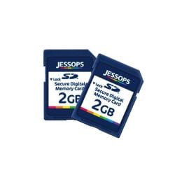 Jessops 2GB SD Memory Card for Digital Devices (Pack of Two)