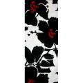 Handmade Alexa Pino Black/ White Floral Fantasy Rug (2'6 x 8 Runner)