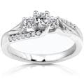 14k White Gold 1/2ct TDW Diamond Engagement Ring (H-I, I1-I2)