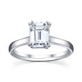 14k White Gold 1/2ct TDW Diamond Solitaire Engagement Ring (G, VS1-VS2)