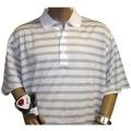 Harry Vardon Men's White Triple Mercerized Golf Polo Shirt