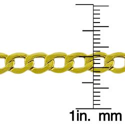 10k Yellow Gold 20-inch Curb Necklace
