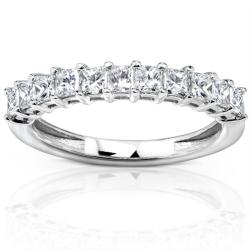 14k White Gold 3/4ct TDW Diamond Wedding Band (H-I, I1-I2)