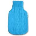 Soothera Turquoise Thermal Gel Bead Cable Knit Water Bottle Covers (Pack of 12)