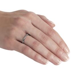 Stainless Steel Polished Comfort Fit Band