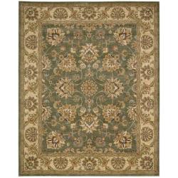 Antiquities Green Floral Rug (5'3 x 7'5)