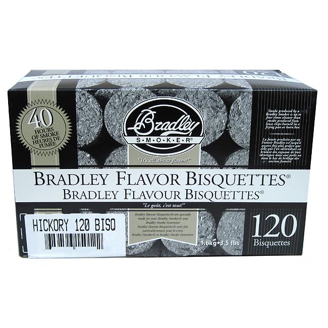 Bradley Smoker Hickory Bisquettes (Case of 120)