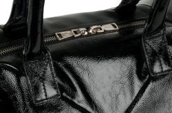 Yves Saint Laurent 208314 Medium Patent Leather Bowler Bag ...  