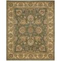 Antiquities Green Floral Rug (7'9 x 9'9)