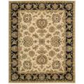 Antiquities Black Floral Rug (3'6 x 5'6)