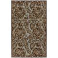 Hand-tufted Grandeur Light Blue Wool Rug (8' x 11')