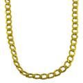 10k Yellow Gold 24-inch Curb Chain Necklace (7 mm)