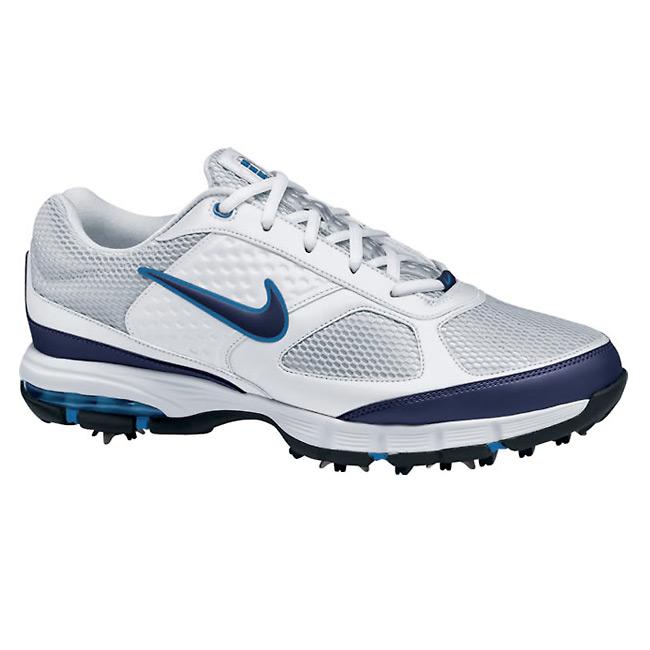 Nike Mens Air Max Edge White/ Blue Golf Shoes