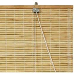 Bamboo Natural Roll-up Window Blinds (72 in. x 72 in.) (China)