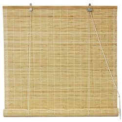 Bamboo Natural Roll-up Window Blinds (60 in. x 72 in.) (China)