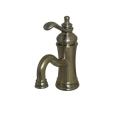 Single Handle Satin Nickel Centerset Bathroom Faucet