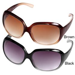Journee Collection Women's '77294-001' Gradient Oversized Sunglasses