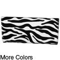 Journee Collection Women's Flocked Zebra Print Wallet