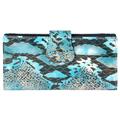 Journee Collection Women's Snake Print Clutch Wallet