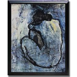 Pablo Picasso 'Blue Nude' Framed Canvas Art