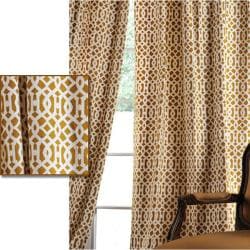 Nairobi Desert Printed Cotton 108-inch Curtain Panel