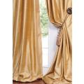 Signature Sunrise Gold 120-inch Textured Silk Curtain Panel
