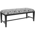 Zebra-skin Print Bench