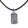 Sterling Silver 'Heron Freedom' Leather Necklace (Mexico)