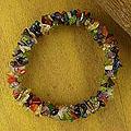 Amethyst and Citrine 'Rainbow Gems' Stretch Bracelet (India)
